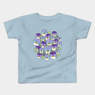 Pretty violets Kids T-Shirt